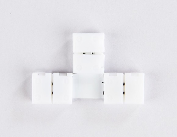 Соединитель T для светодиодной ленты 2835 12/24V (2 конт.) GS6901 (5шт) Ambrella Light Illumination GS6901