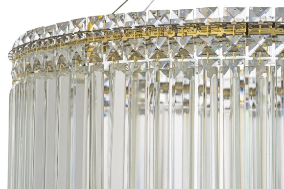 Подвесная светодиодная люстра Arti Lampadari Ovindoli Gold Ovindoli L 1.5.60.101 G