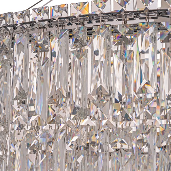 Подвесная светодиодная люстра Arti Lampadari Ovindoli Nickel Ovindoli L 1.5.100x35.100 N