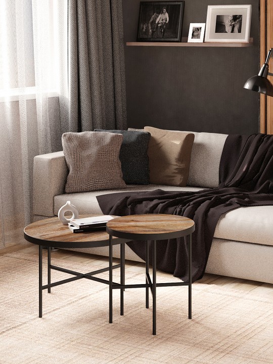 Стол журнальный МеталлАрт М011 ML_4673727666208