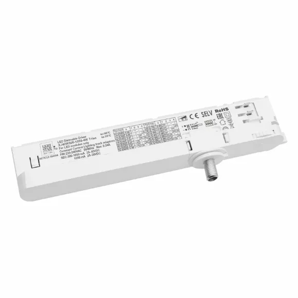 Адаптер с драйвером с DIP-switch управляемый по TRIAC д/трек-системы Quattro Lightstar 594056