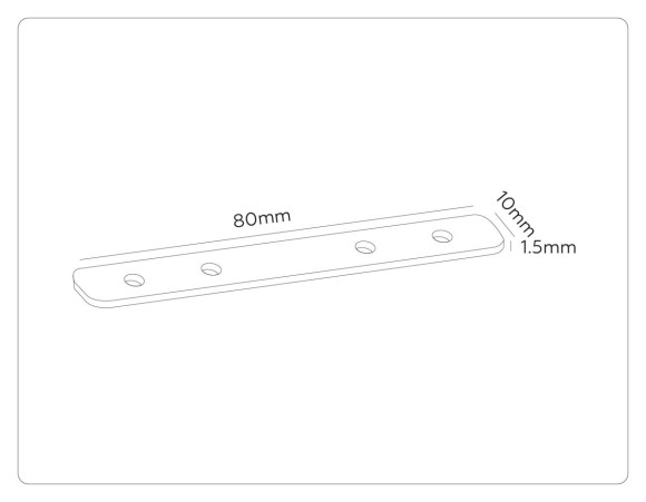 Соединитель прямой для магнитного шинопровода Ambrella Light Track System GL2005