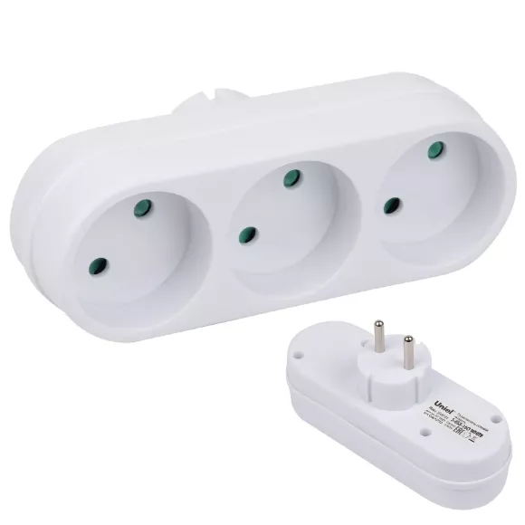 Сетевой разветвитель Uniel S-ES3-16O WHITE UL-00011231, Россия Сетевой разветвитель Uniel S-ES3-16O WHITE UL-00011231, Россия