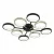 Потолочная люстра Escada Axis 10262/8LED