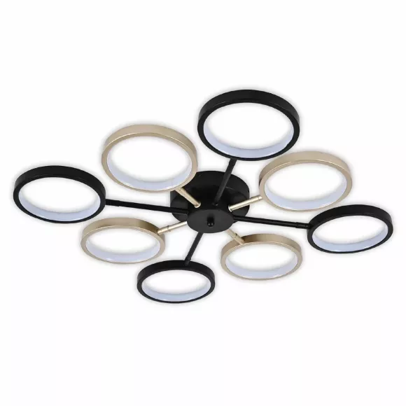 Потолочная люстра Escada Axis 10262/8LED, Черный, Разноцветный, Нейтральный белый Потолочная люстра Escada Axis 10262/8LED, Черный, Разноцветный, Нейтральный белый