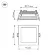 Встраиваемый светодиодный светильник Arlight LT-S96x96WH 6W Day White 014934