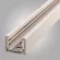 Шинопровод накладной магнитный AM Group MAGNET AM502 WH 2M, вид сбоку