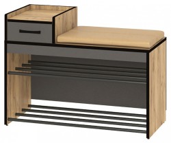 Банкетка-стеллаж для обуви Ольга-лофт 5 MBW_101188