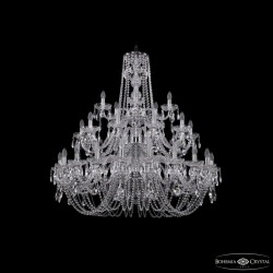 Подвесная люстра Bohemia Ivele Crystal 1402/20+10+5/400/3d Ni