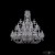Подвесная люстра Bohemia Ivele Crystal 1402/20+10+5/400/3d Ni