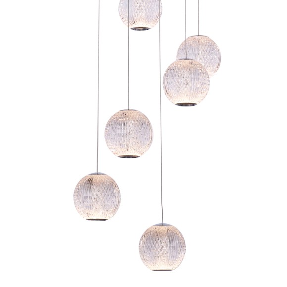 Подвесная светодиодная люстра Delight Collection Elliot Diamante MD20001012-12A chrome