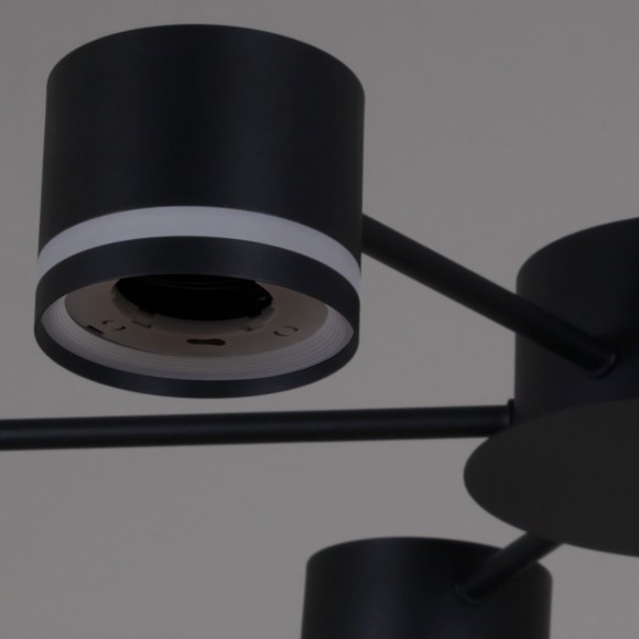 Потолочная люстра Reluce 06730-0.3-10 GX53 BK