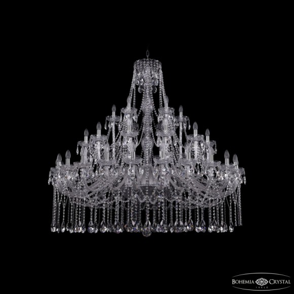 Подвесная люстра Bohemia Ivele Crystal 1413/24+12+6/530 Ni