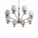 Подвесная люстра Lumion Moderni Alegra 8334/8, Бронза, Белый, Металл
