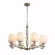 Подвесная люстра Lumion Moderni Alegra 8334/8, Бронза, Белый, Металл, декоративные элементы крупным планом