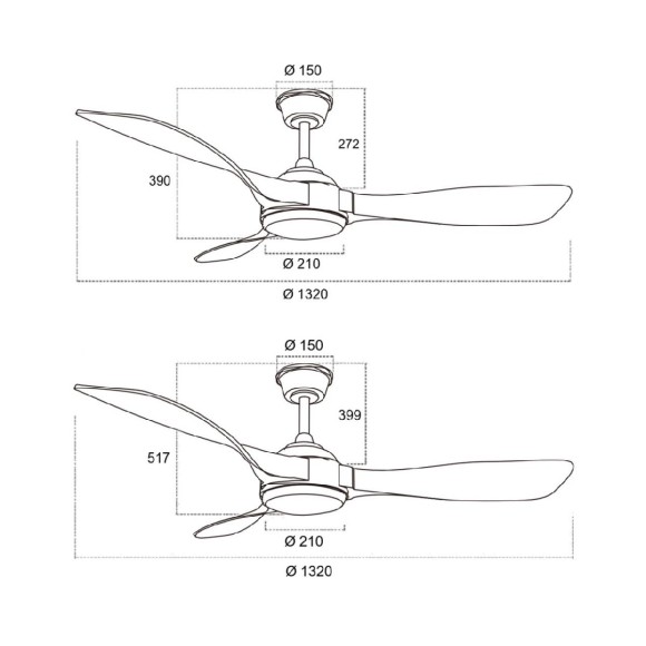 Люстра-вентилятор Sonex Storm 7701/24L