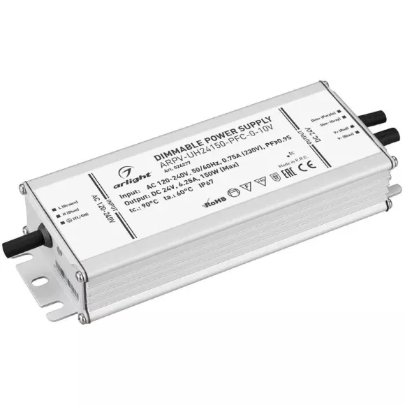 Блок питания Arlight ARPV-UH24150-PFC-0-10V (24V, 6.3A, 150W) 024277 Блок питания Arlight ARPV-UH24150-PFC-0-10V (24V, 6.3A, 150W) 024277