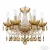 Подвесная люстра Bohemia Ivele Crystal 5413/6/141 G Amber/M-1H K777