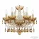 Подвесная люстра Bohemia Ivele Crystal 5413/6/141 G Amber/M-1H K777