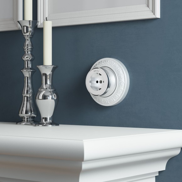 Розетка с заземлением Werkel Vintage 4690389174735 W5871054