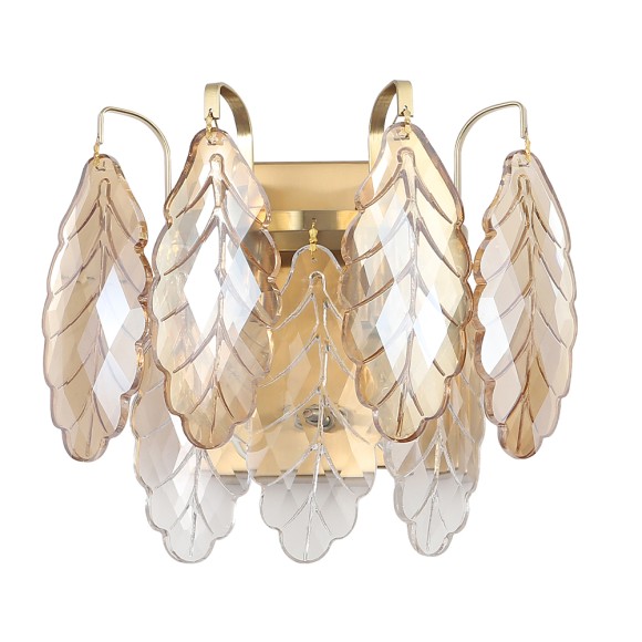 Настенный светильник Crystal Lux TREVI AP2 BRASS