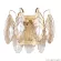 Настенный светильник Crystal Lux TREVI AP2 BRASS