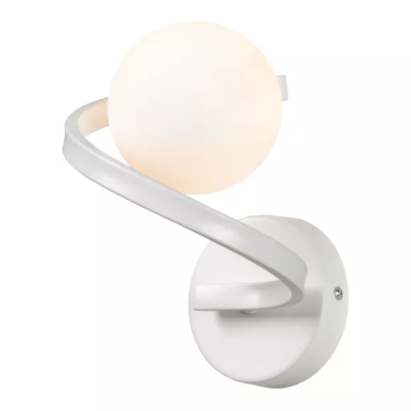 Бра Lussole Linn LSP-8872, Белый, Металл, Стекло Бра Lussole Linn LSP-8872, Белый, Металл, Стекло
