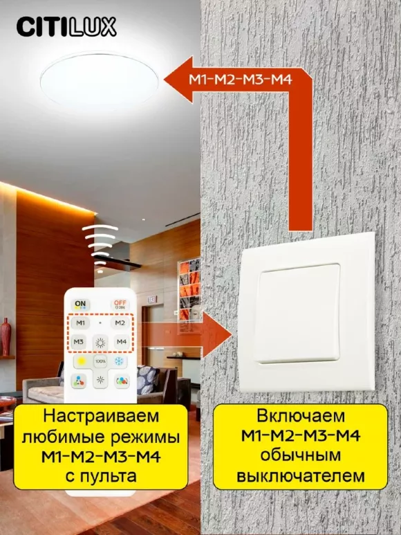 Потолочная люстра Citilux Симпла CL714480G Потолочная люстра Citilux Симпла CL714480G