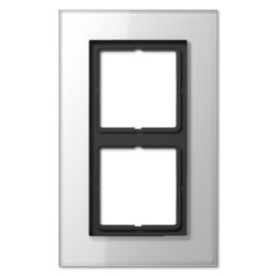 Рамка двухместная Jung LSP982GLWW