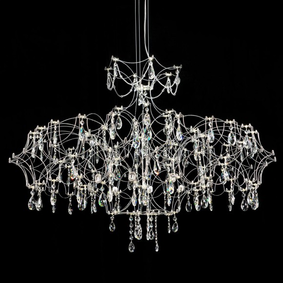 Подвесная светодиодная люстра с пультом управления Modelux ML.7815.1050P CH