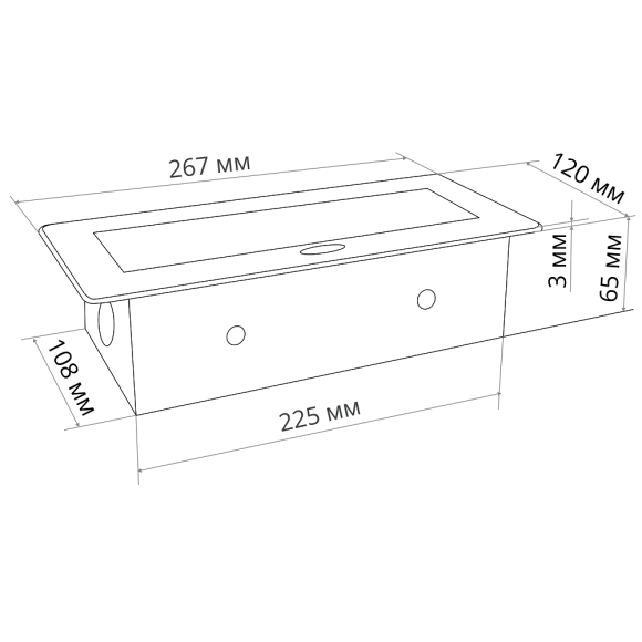 Блок розеток (2 секции полуавтомат 2 USB с кабелем питания) Mebax 00-00002882
