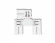 Соединитель T для светодиодной ленты 5050 12/24V (2 конт.) GS6951 (5шт) Ambrella Light Illumination GS6951