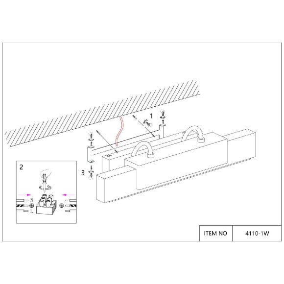 Настенный светильник Favourite Magestic 4110-1W
