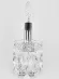 Бра Bohemia Ivele Crystal 101B/1/165 Ni, декоративные элементы крупным планом