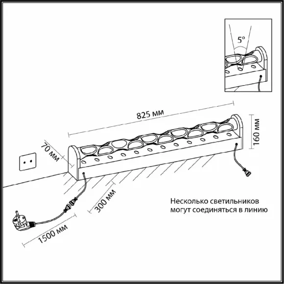 Торшер Odeon Light Hightech Waterfall 7027/16FL