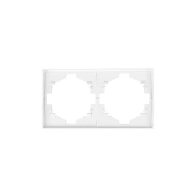 Рамка STRONG 2-постовая жемчуг KRANZ KR-78-0752-4