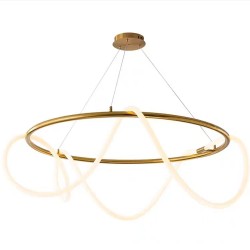 Подвесная светодиодная люстра Lightera Nyasa LE217L-40G WIFI