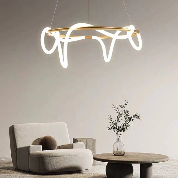 Подвесная светодиодная люстра Lightera Nyasa LE217L-40G WIFI