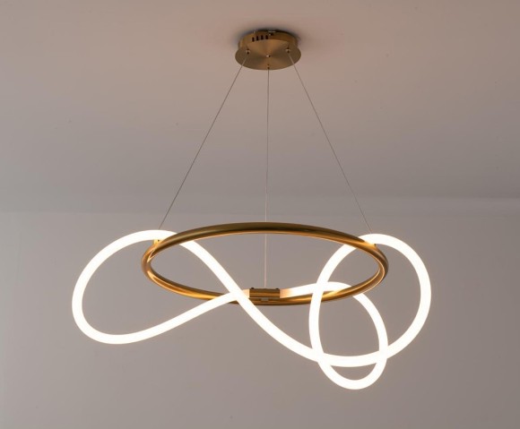 Подвесная светодиодная люстра Lightera Nyasa LE217L-40G WIFI