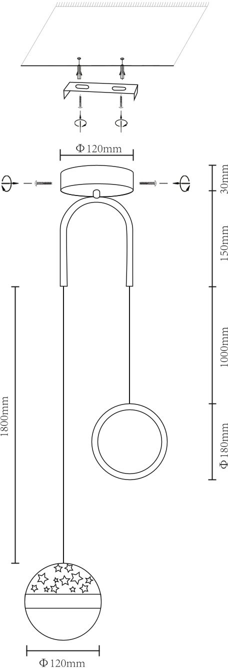 Подвесной светильник Velante 431-106-02