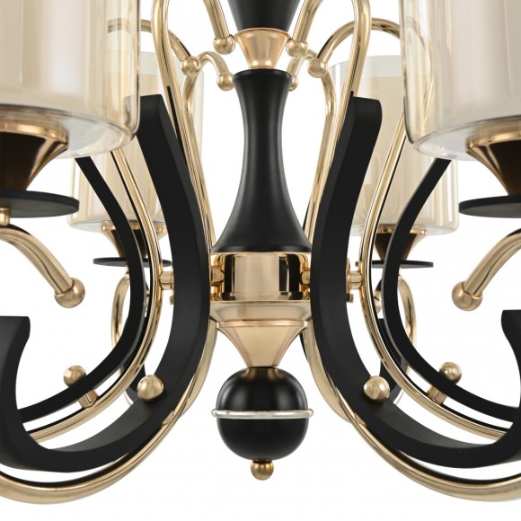 Подвесная люстра Arte Milano Florentia 302237/6 Bk/Gd
