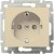 Розетка 2К+3 Legrand Valena 16A 250V с/з со шторками безвинтовой зажим слоновая кость 774122