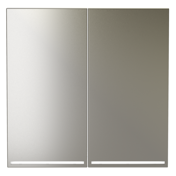 Клавиши для выключателя/переключателя двухклавишного с подсветкой Voltum S70 (шелк) VLS000404