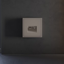 Накладка для розетки TV+RJ45 кат. 6 Voltum S70 (капучино) VLS002714