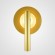 Настенный светильник ImperiumLoft Luni Gold 302708-22