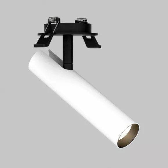 Встраиваемый спот IMEX Spy Led IL.0005.2201-R-WBK, Черный, Белый, От теплого до нейтрального