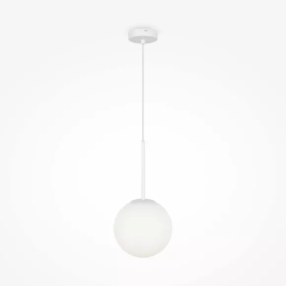 Подвесной светильник Maytoni Basic form MOD321PL-01W1, Белый, Металл, Стекло Подвесной светильник Maytoni Basic form MOD321PL-01W1, Белый, Металл, Стекло