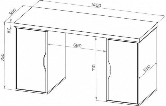 Стол письменный Ингар SHST_S01583