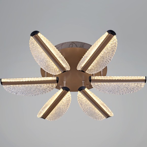 Потолочная светодиодная люстра Reluce 00490-0.3-06S champagne silver