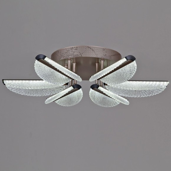 Потолочная светодиодная люстра Reluce 00490-0.3-06S champagne silver